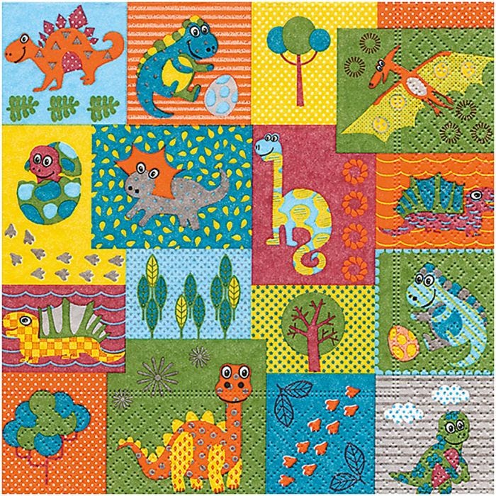 Servilletas, medidas 33x33 cm, 20 ud/ 1 paquete