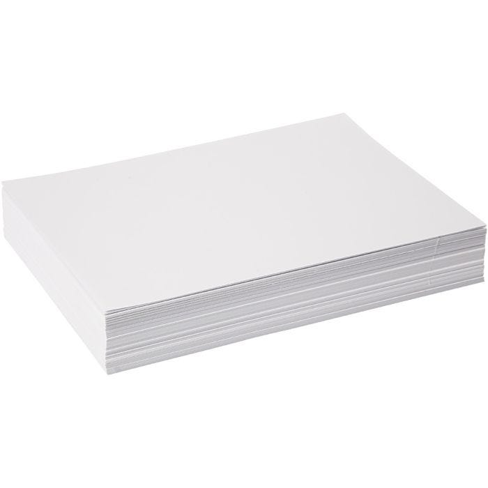 Papel de dibujo, A4, hoja 210x297 mm, 130 gr, blanco, 250hoja/ 1 paquete