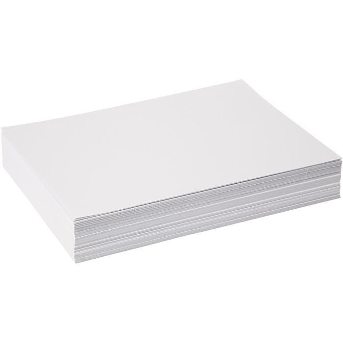 Papel de Dibujo, A4, hoja 210x297 mm, 190 gr, blanco, 250 hoja/ 1 paquete