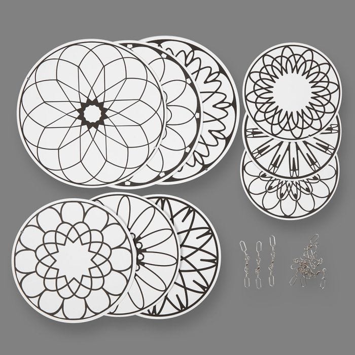 Adorno móvil, dia 12+15+18 cm, 300 gr, 3 set/ 1 paquete
