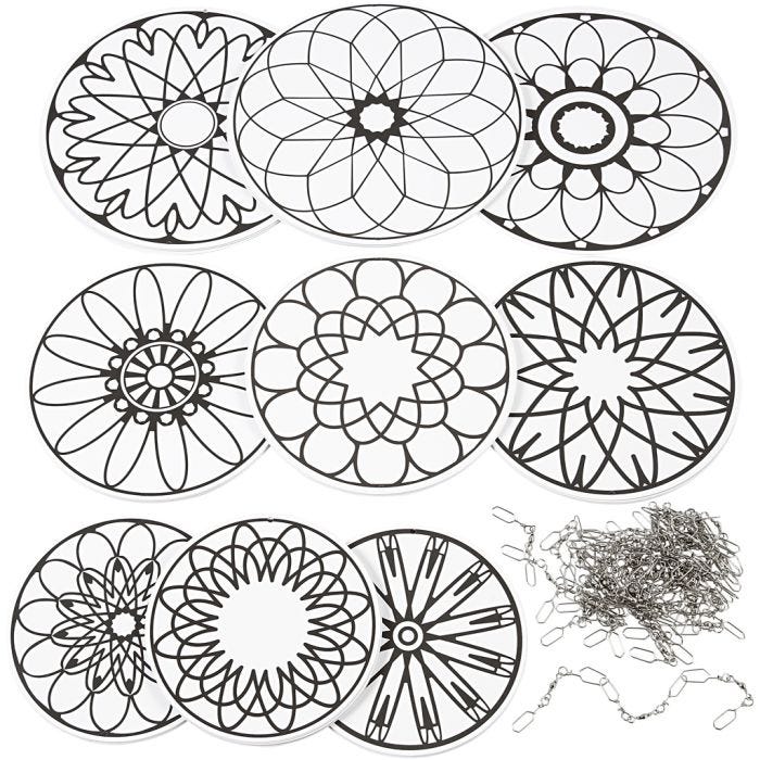 Adorno móvil, dia 12+15+18 cm, 300 gr, 20 set/ 1 paquete