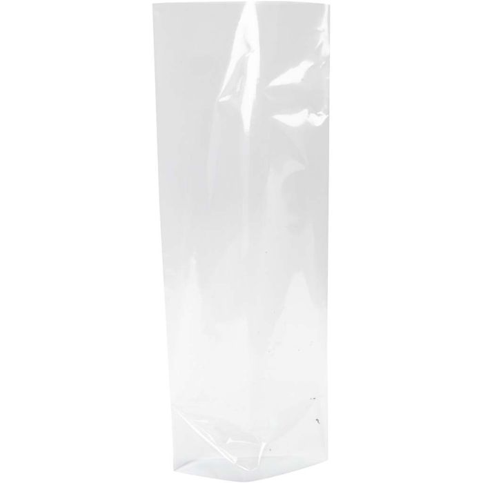 Bolsa de celofán, A: 22,5 cm, medidas 9x6,5 cm, 200 ud/ 1 paquete