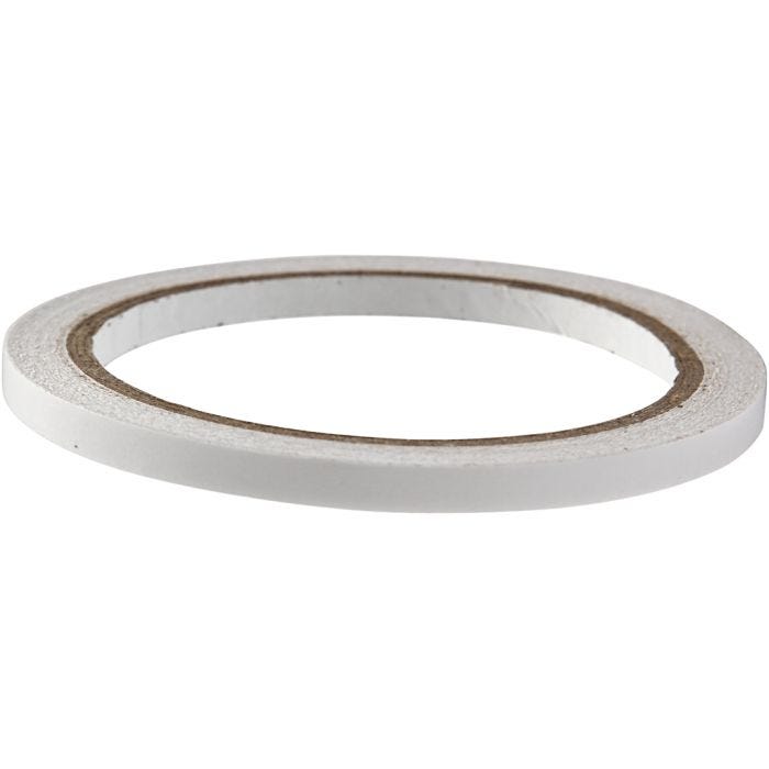 Cinta Adhesiva de Doble Cara, A: 6 mm, 10 m/ 1 rollo