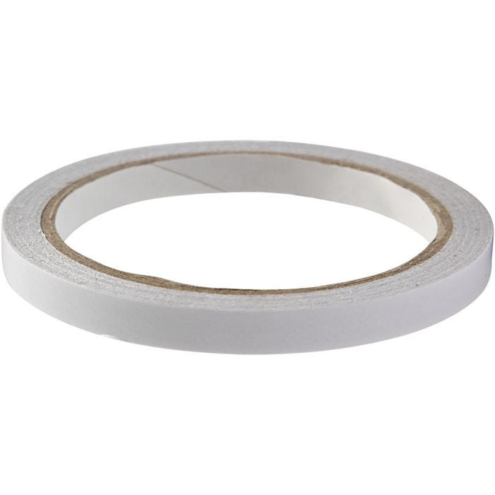 Cinta Adhesiva de Doble Cara, A: 9 mm, 10 m/ 1 rollo