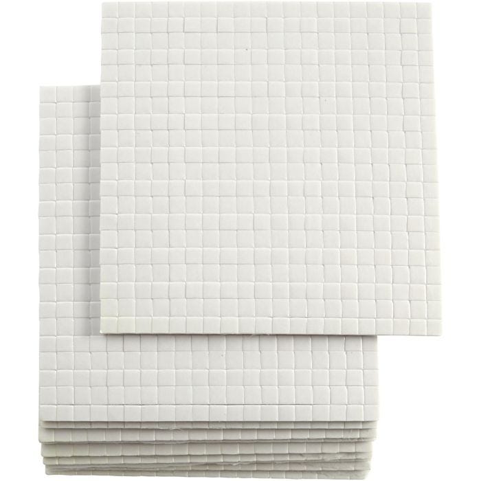Almohadillas 3D, medidas 5x5 mm, grosor 2 mm, 10x400 ud/ 1 paquete