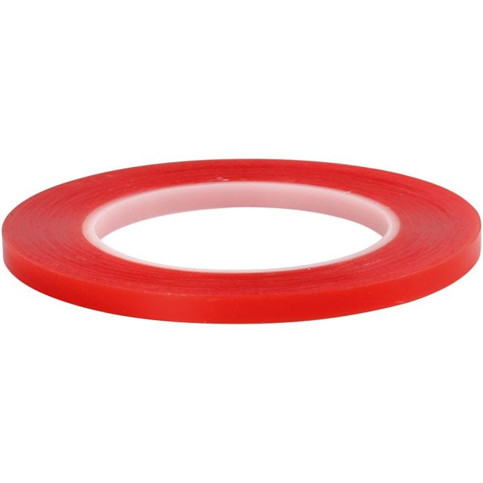Celo de doble cara especial, A: 7 mm, 25 m/ 1 rollo