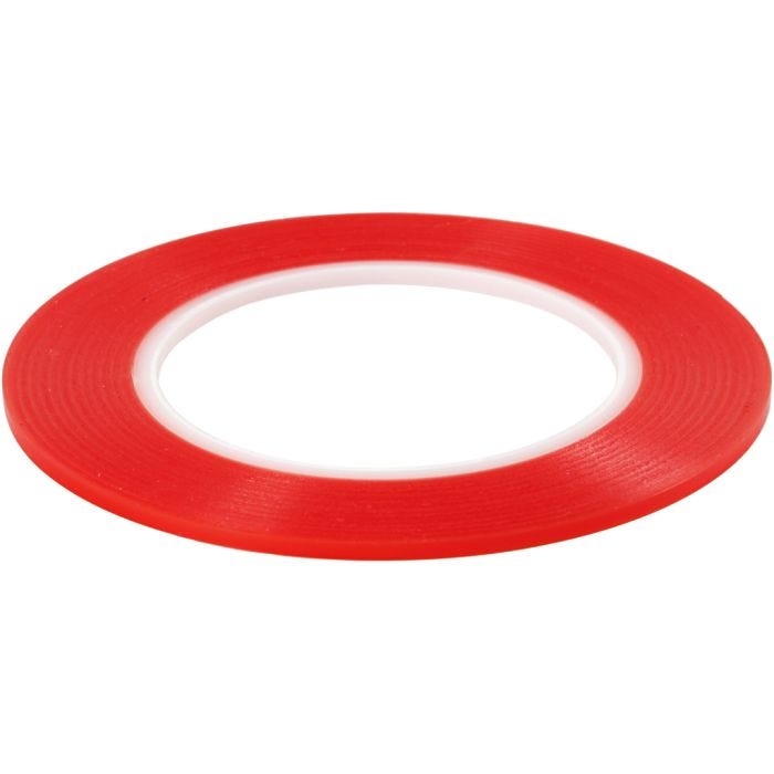 Celo de doble cara especial, A: 3 mm, 25 m/ 1 rollo