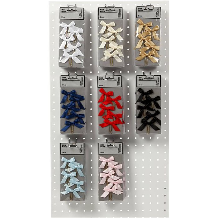 Clips, medidas 40x70 mm, surtido de colores, 8x10 paquete/ 1 paquete