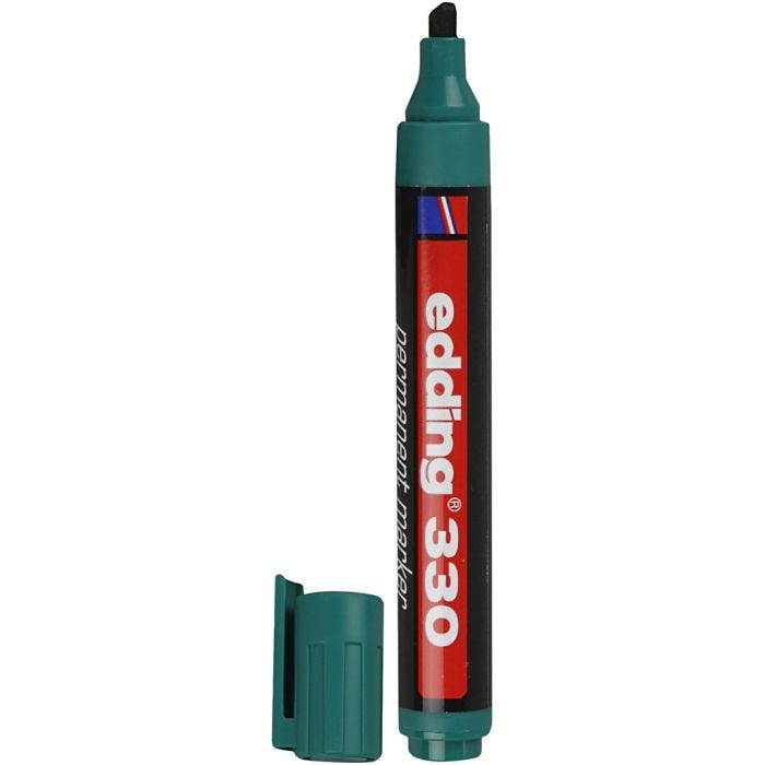 Rotulador Edding 300, trazo ancho 1-5 mm, verde, 1 ud