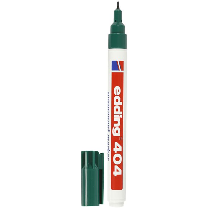 Rotulador Edding 404, trazo ancho 0,75 mm, verde, 1 ud