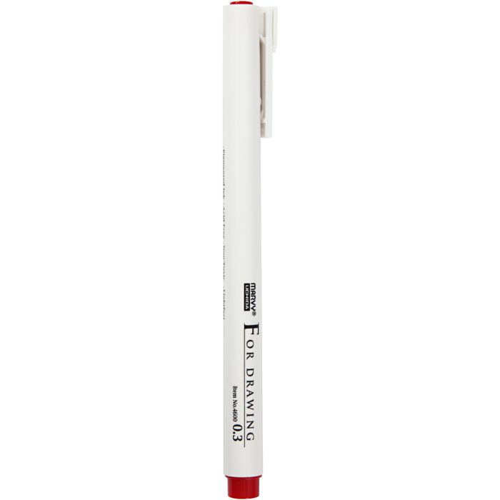 Rotulador Medallion, trazo ancho 0,3 mm, rojo, 1 ud