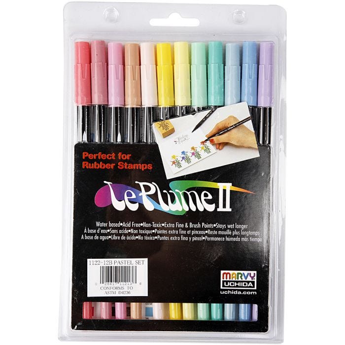 Rotuladores Le Plume II, 12 ud/ 1 paquete