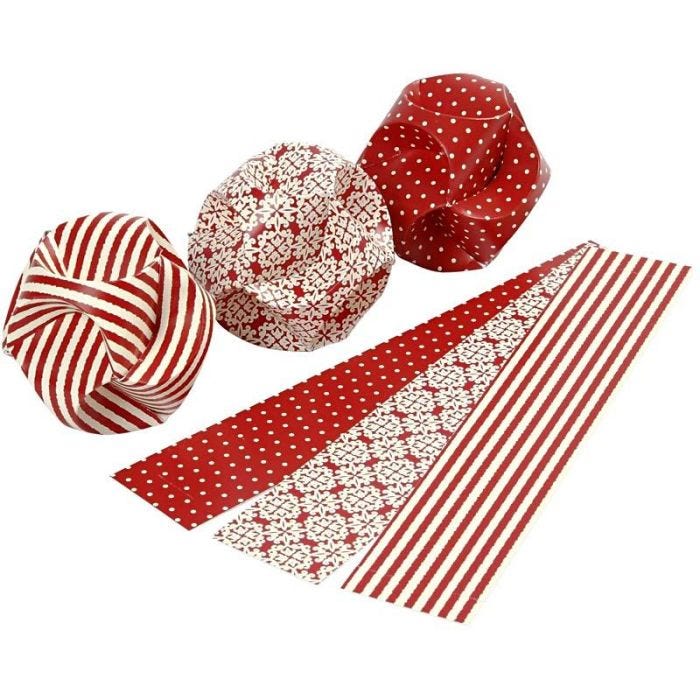 Adornos click, dia 5 cm, medidas 3,5x8,8 cm, 9 set/ 1 paquete
