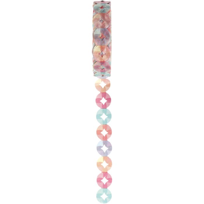 Washi Tape puntilla, A: 10 mm, 5 m/ 1 rollo