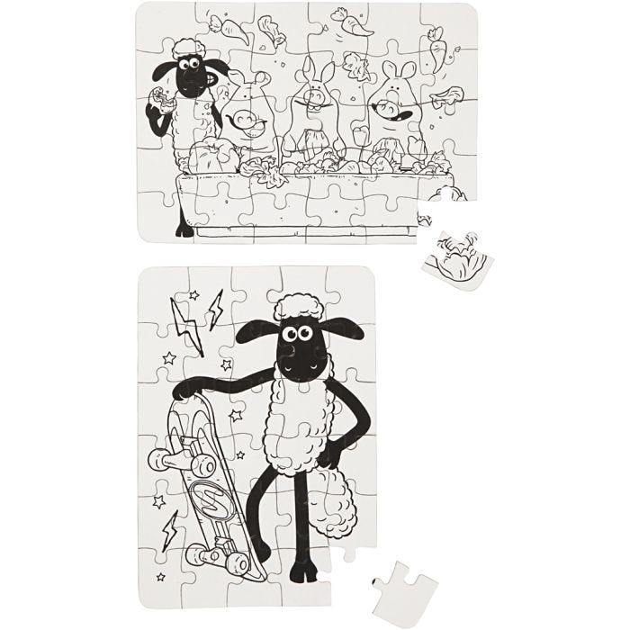 Rompecabezas, medidas 13x18,3 cm, 2 ud/ 1 paquete