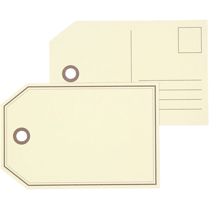 Etiquetas, medidas 15x10 cm, 300 gr, 10 ud/ 1 paquete