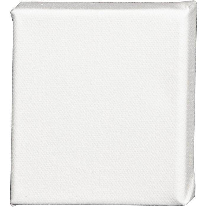 Lienzo, P: 1.6 cm, medidas 10x10 cm, 360 gr, blanco, 1 ud