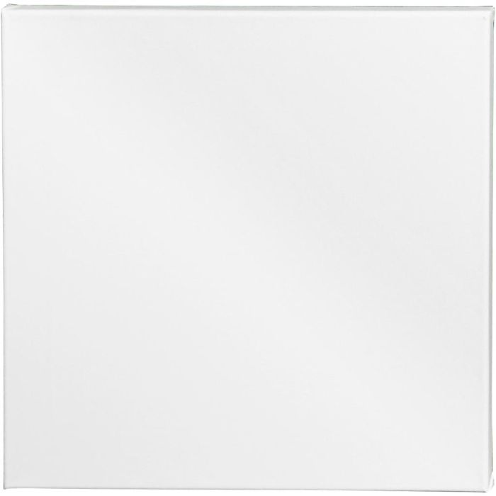 Lienzo, P: 1.6 cm, medidas 40x40 cm, 360 gr, blanco, 10 ud/ 1 paquete