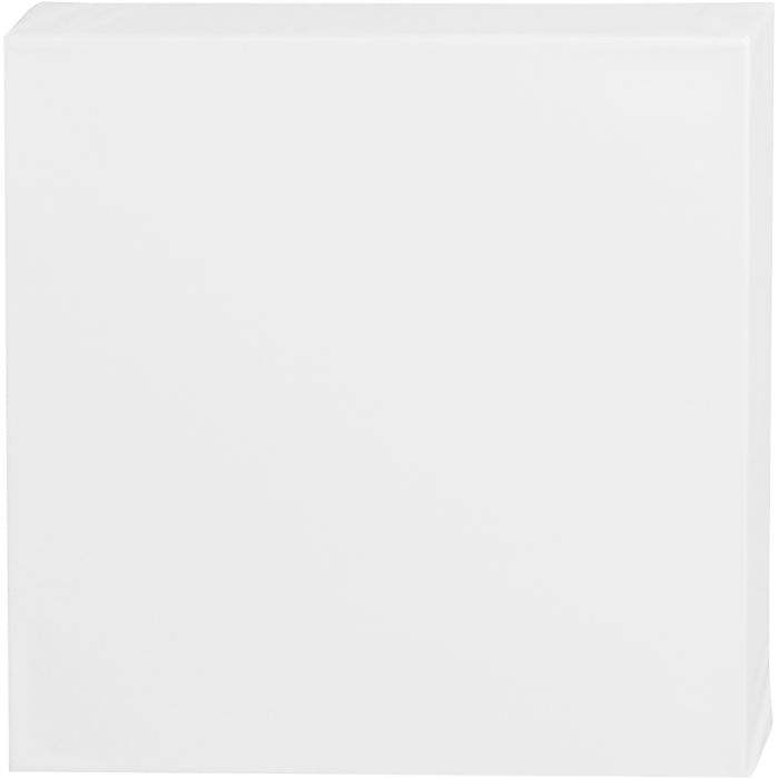 Lienzo, P: 3,7 cm, medidas 30x30 cm, 360 gr, blanco, 1 ud