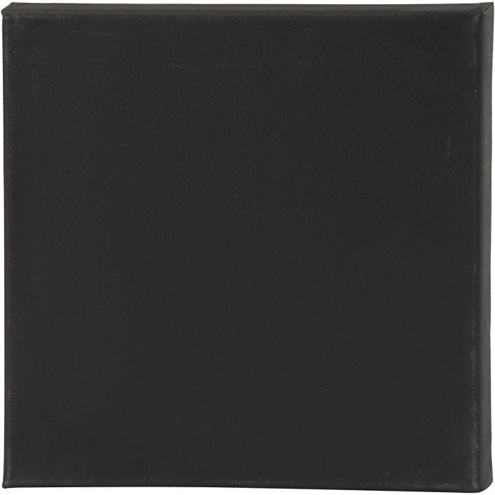 Lienzo, P: 1,6 cm, medidas 30x30 cm, 360 gr, negro, blanco, 10 ud/ 1 paquete