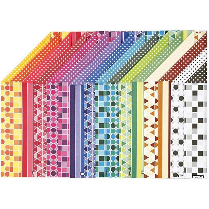Cartulina Color Bar, A4, hoja 210x297 mm, 250 gr, 16 hojas stdas/ 1 paquete