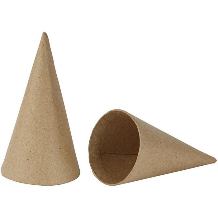 Conos, A: 14 cm, dia 7 cm, 10 ud/ 1 paquete