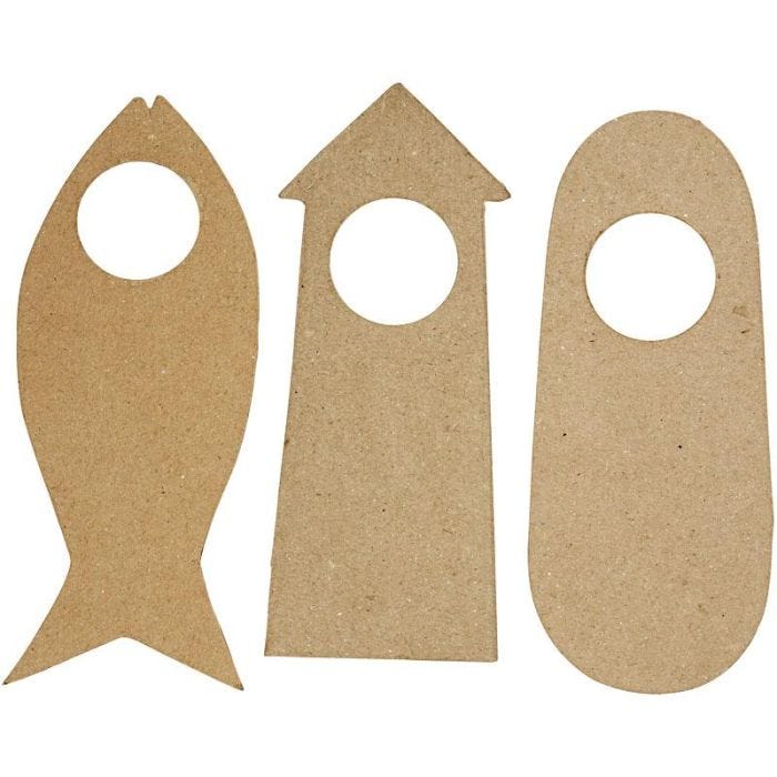 Colgador de puerta, medidas 10x25 cm, 6 ud/ 1 paquete