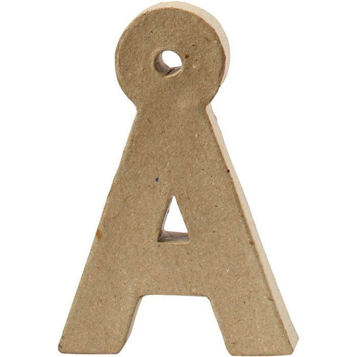Letra, Å, A: 10 cm, grosor 2 cm, 1 ud