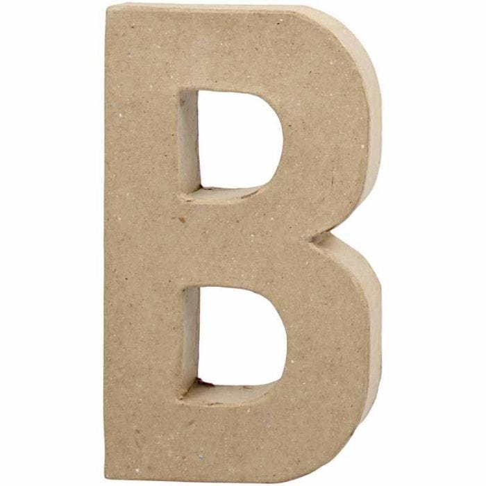 Letra, B, A: 20,5 cm, A: 11,5 cm, grosor 2,5 cm, 1 ud