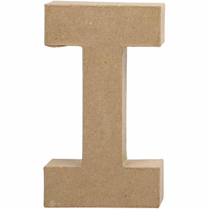 Letra, I, A: 19,9 cm, A: 11,2 cm, grosor 2,6 cm, 1 ud