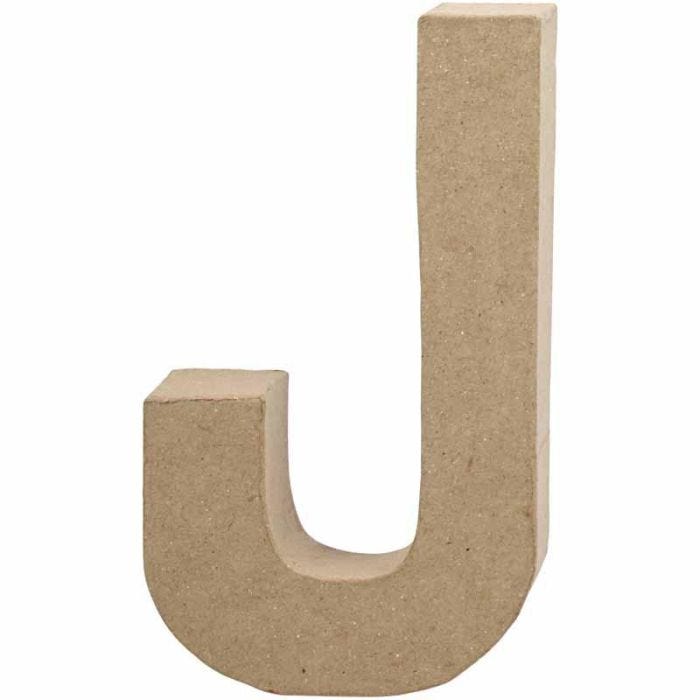 Letra, J, A: 20,5 cm, A: 11,5 cm, grosor 2,5 cm, 1 ud