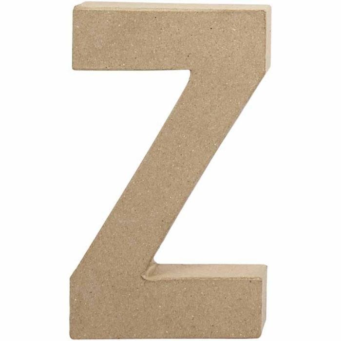 Letra, Z, A: 20,2 cm, A: 11,2 cm, grosor 2,5 cm, 1 ud