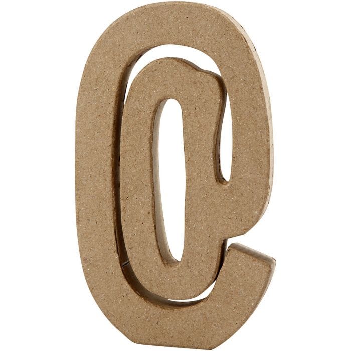 Signo, @, A: 19,9 cm, A: 11,5 cm, grosor 2,6 cm, 1 ud