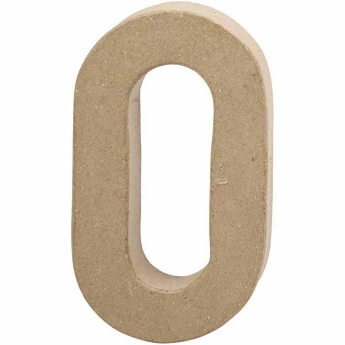 Número, 0, A: 20,4 cm, A: 11,7 cm, grosor 2,5 cm, 1 ud