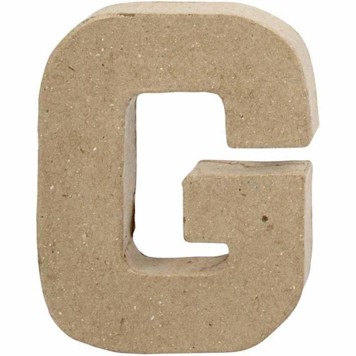 Letra, G, A: 10 cm, A: 7,7 cm, grosor 1,7 cm, 1 ud