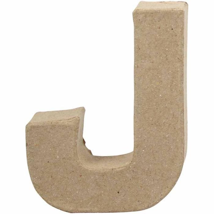 Letra, J, A: 10 cm, A: 8 cm, grosor 1,7 cm, 1 ud