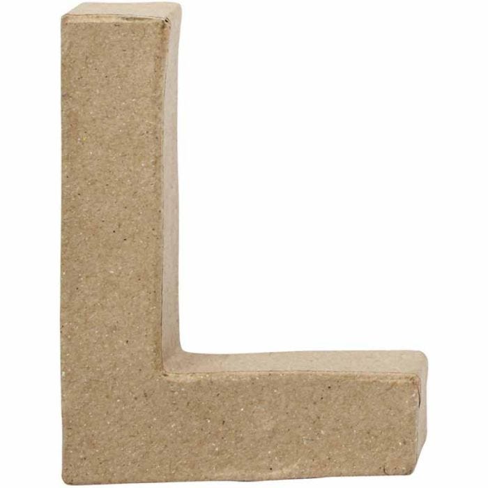Letra, L, A: 10 cm, A: 7,5 cm, grosor 1,7 cm, 1 ud