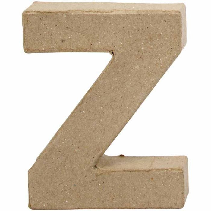 Letra, Z, A: 10 cm, A: 7,5 cm, grosor 1,7 cm, 1 ud