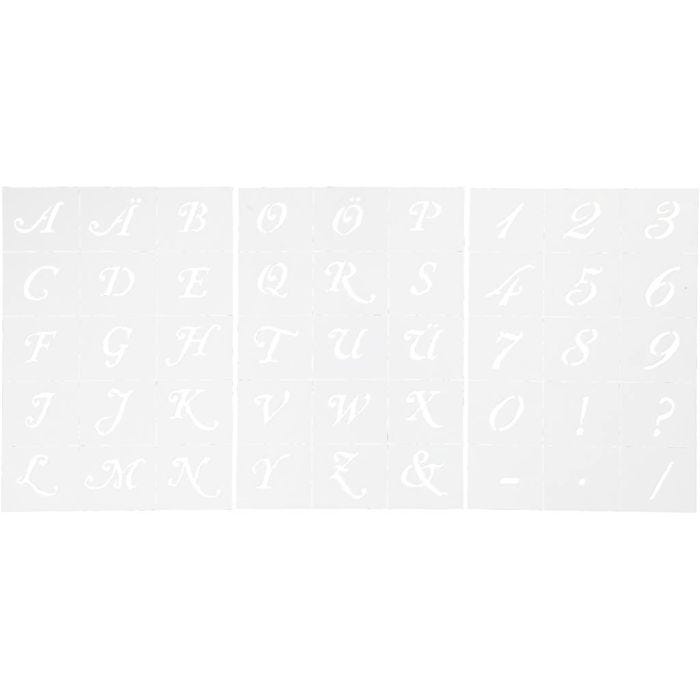 Plantilla de forma, A: 20-30 mm, A5, hoja 148x210 mm, 3 hoja/ 1 paquete