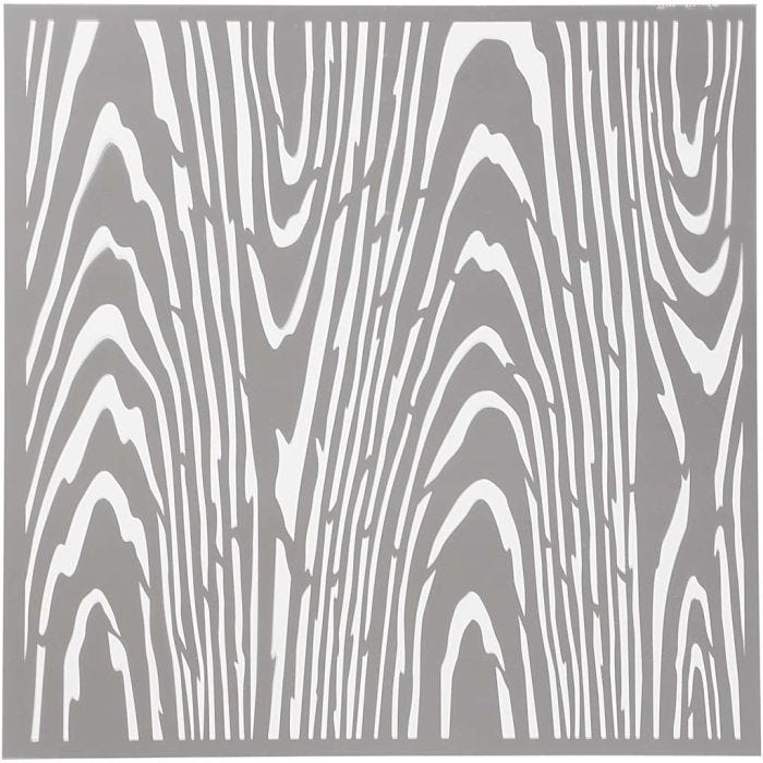 Plantilla, árbol, medidas 30,5x30,5 cm, grosor 0,31 mm, 1 hoja