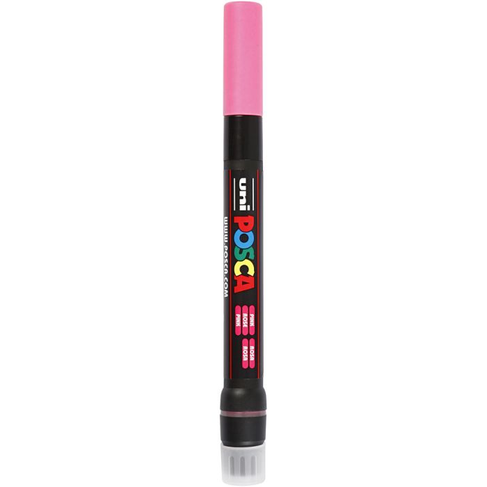 Rotulador Posca , medida PCF350, trazo ancho 1-10 mm, pincel, rosa, 1 ud