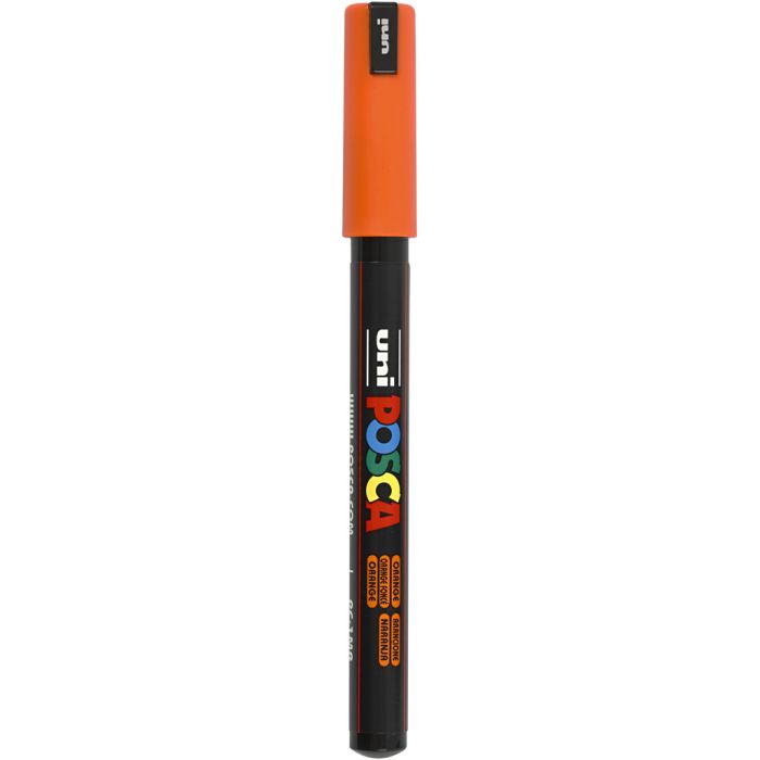 Rotulador Posca , medida PC-1MR, trazo ancho 0,7 mm, extra-fino, naranja, 1 ud