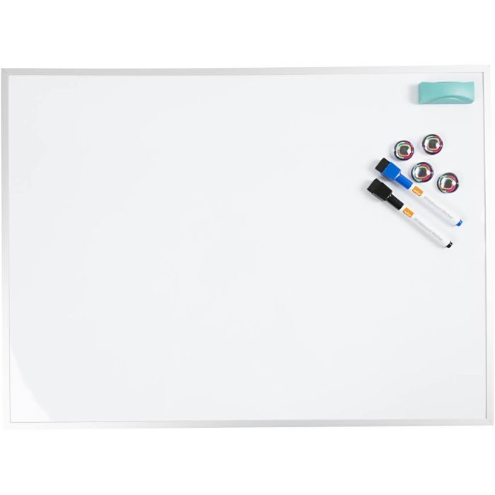 Pizarra blanca, medidas 45x60 cm, 1 ud