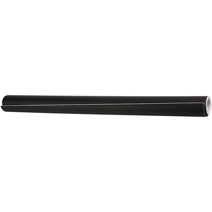 Lámina para pizarra de tiza, A: 45 cm, negro, 2 m/ 1 rollo