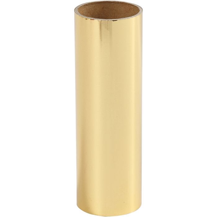Deco foil , A: 15,5 cm, grosor 0,02 mm, dorado, 50 cm/ 1 rollo
