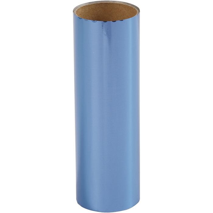 Deco foil , A: 15,5 cm, grosor 0,02 mm, azul oscuro, 50 cm/ 1 rollo