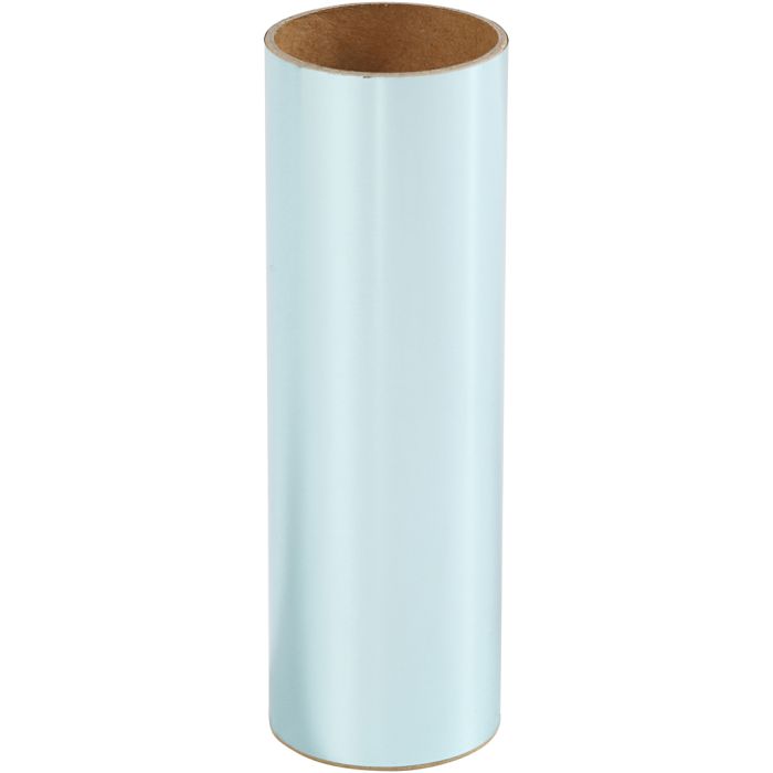 Deco foil , A: 15,5 cm, grosor 0,02 mm, azul claro, 50 cm/ 1 rollo