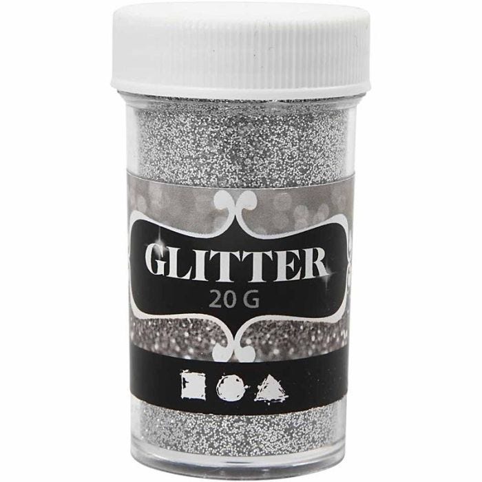 Purpurina, plata, 20 gr/ 1 bote