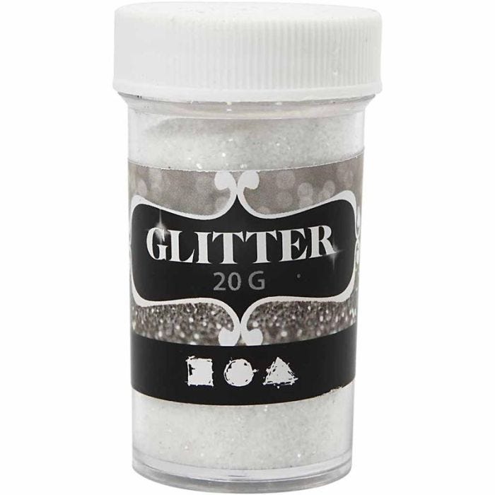 Purpurina, blanco, 20 gr/ 1 bote