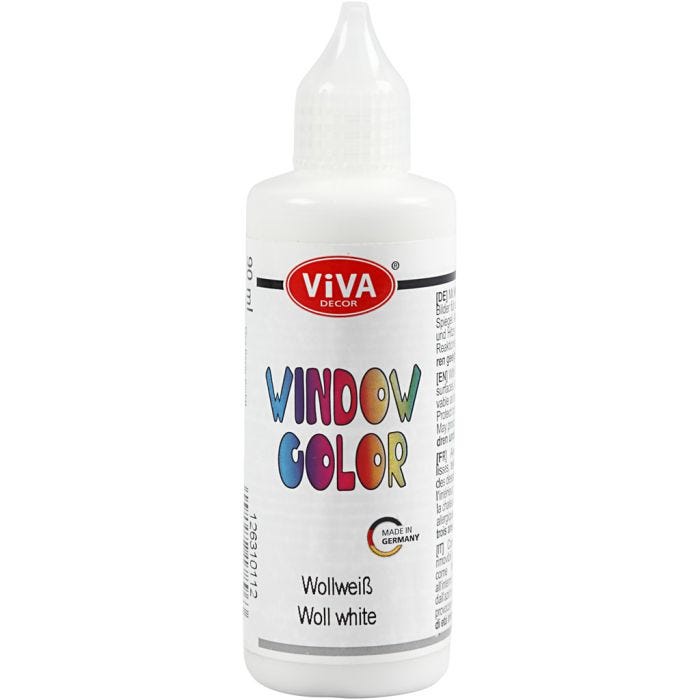 Viva decoración Color de ventana, blanco, 90 ml/ 1 botella